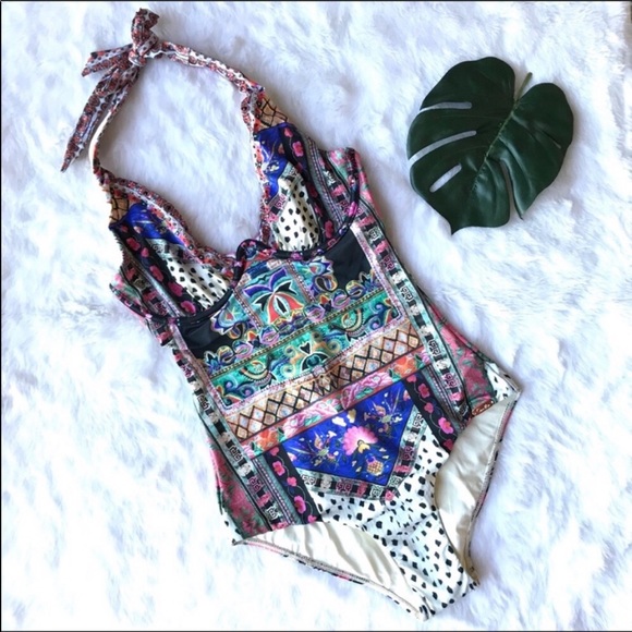 NEW Camilla About A Girl Halter Swimsuit - Picture 2 of 7